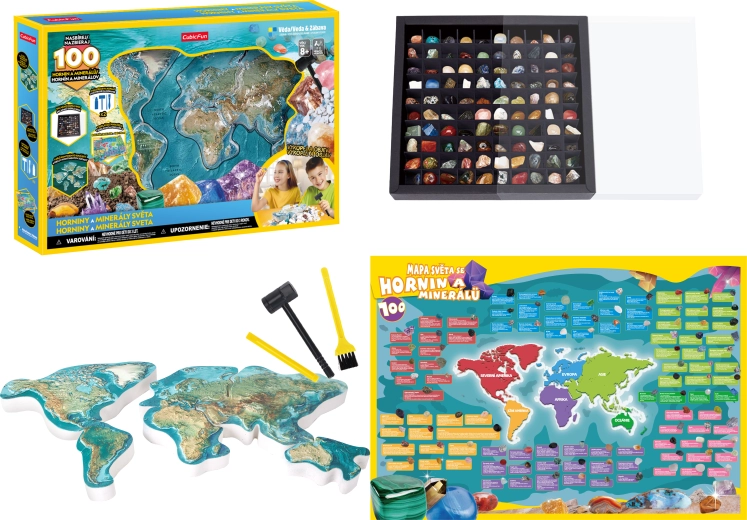 CubicFun kit créatif de fouille de pierres précieuses