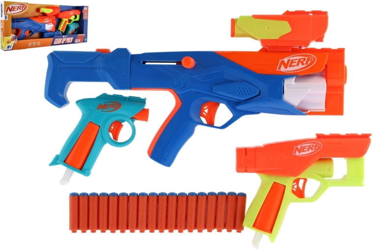 Nerf N Series Gear Up Pack – set de blasters – 3 pièces