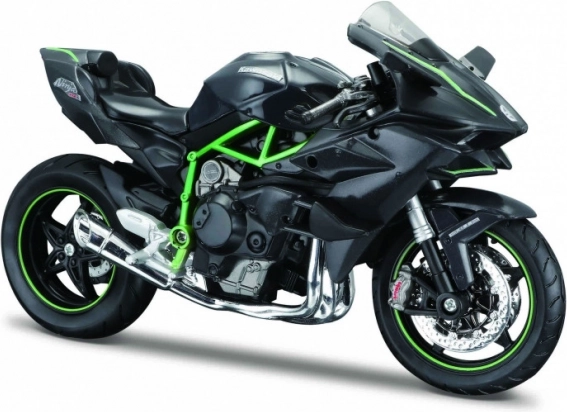 Moto Maisto Kawasaki Ninja H2 R avec support 1:12