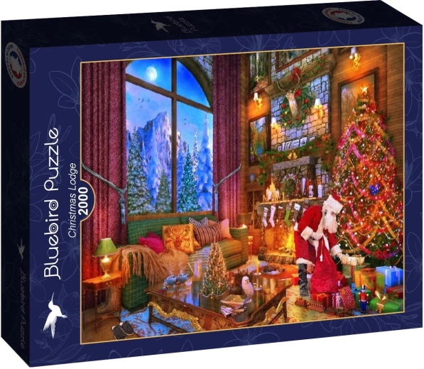 Puzzle Bluebird Chalet de Noël 2000 pièces