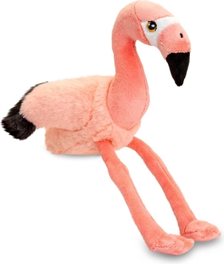 Flamant rose en peluche Keeleco 16 cm