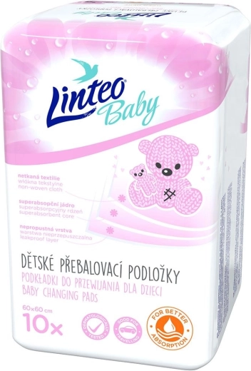 Alèses de change Linteo Baby 60 × 60 cm 10 pcs