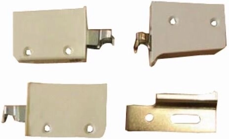 Ferrure de réglage universelle – blanche (paire)