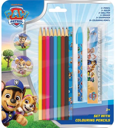 Set d’écriture avec crayons de couleur La Pat’ Patrouille
