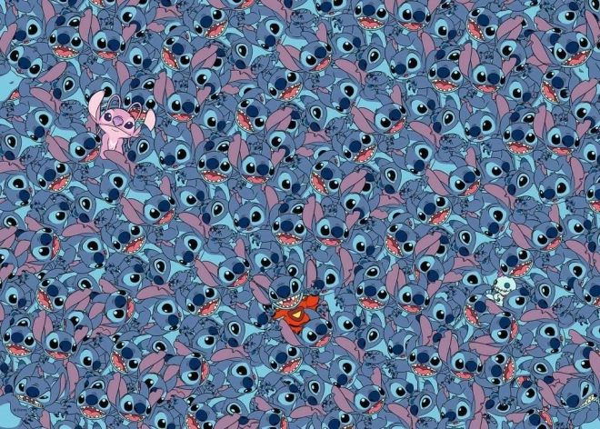 Puzzle 1000 pièces DISNEY Stitch Challenge RAVENSBURGER