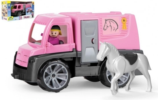 Lena TRUXX transporteur de chevaux dans un carton orné