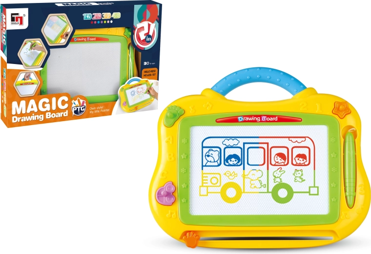 Tableau à dessin magnétique Magic petit et coloré