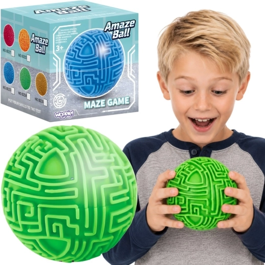 Woopie amaze ball – boule labyrinthe 3D verte