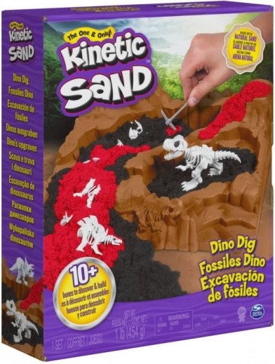 Kinetic Sand – fouilles de dinosaures avec accessoires
