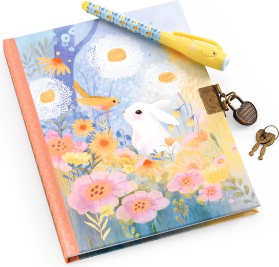 Journal intime secret Djeco avec stylo magique Kendra