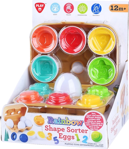 Playgo coque arc-en-ciel pour œufs
