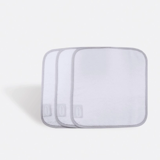 Gants de toilette Shnuggle white (3 pcs)