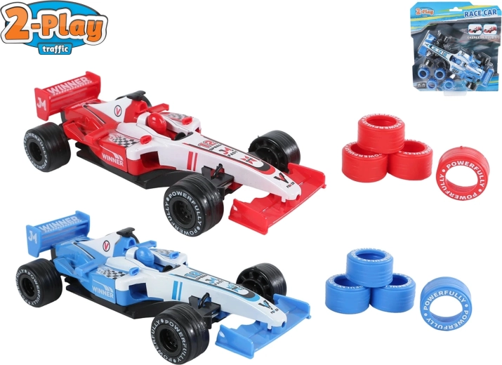 Voiture de course 2-Play Traffic à remontage 17 cm