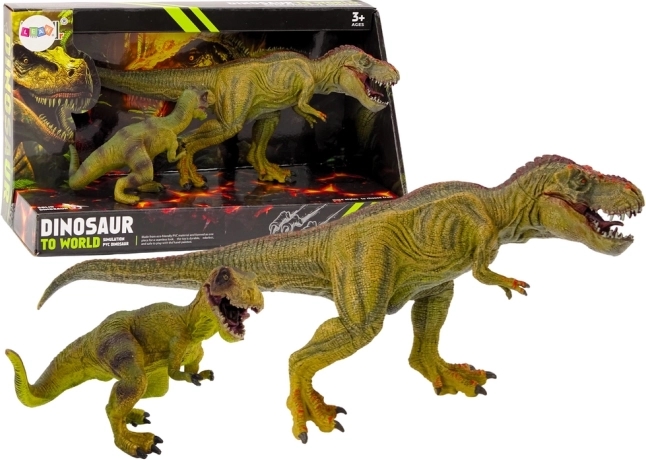 Figurines Tyrannosaurus avec petit