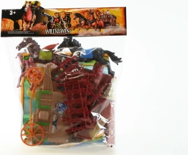 Set Far West – Indiens en plastique avec accessoires