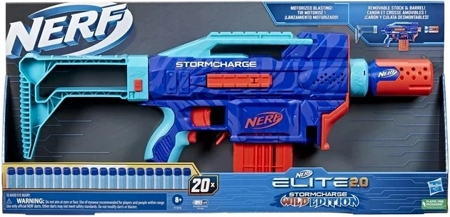 Nerf Elite 2.0 Stormcharge – lanceur de fléchettes semi-automatique