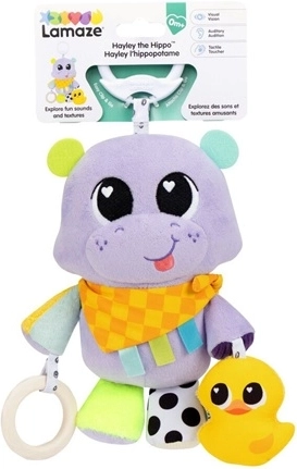 Jouet suspendu Lamaze Hippo Hayley avec clip