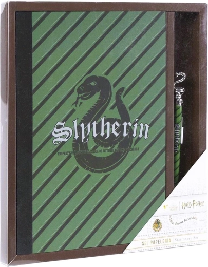 Coffret d’écriture cadeau Harry Potter Slytherin