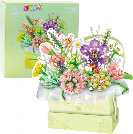 Jeu de construction Composition Florale avec LED, 750 pièces
