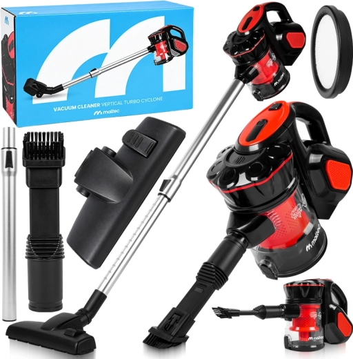 Aspirateur balai MalTec Vertical Turbo Cyclone 5-en-1
