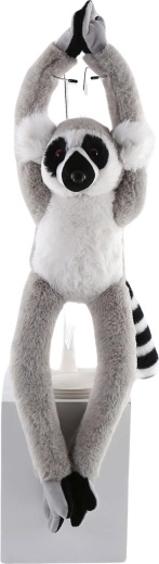 Lémur en peluche suspendu 46 cm