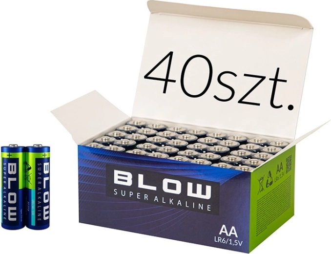 Piles alcalines BLOW AA (LR6) super alkaline - 1 pièce