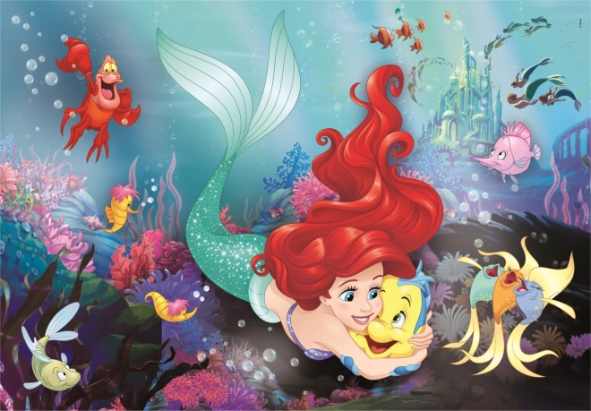 puzzle disney princesses la petite sirène maxi 24 pièces