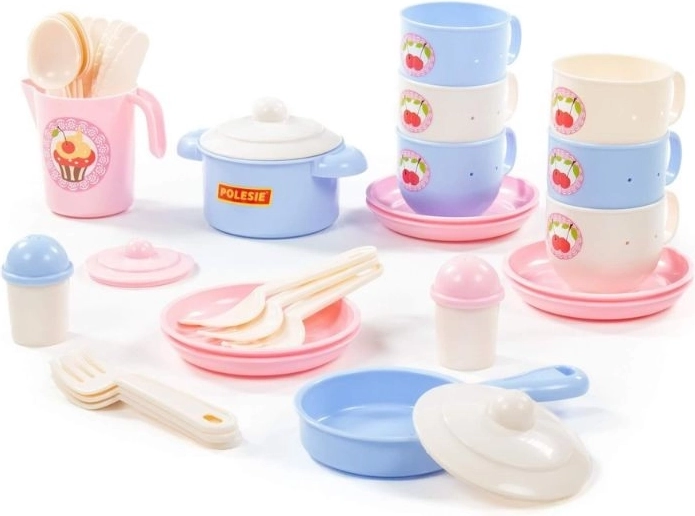 Service de vaisselle pour enfants – set de 38 pièces