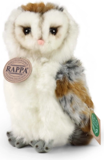 Chouette effraie en peluche écologique 17 cm