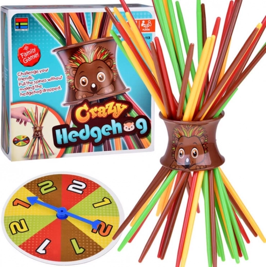 Jeu d’adresse Crazy Hérisson bâtonnets colorés