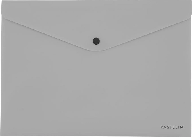 Porte-documents à pression gris pour format A5