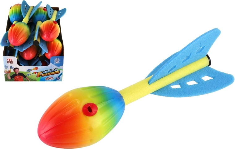 Fusée volante en mousse sifflante 25 cm