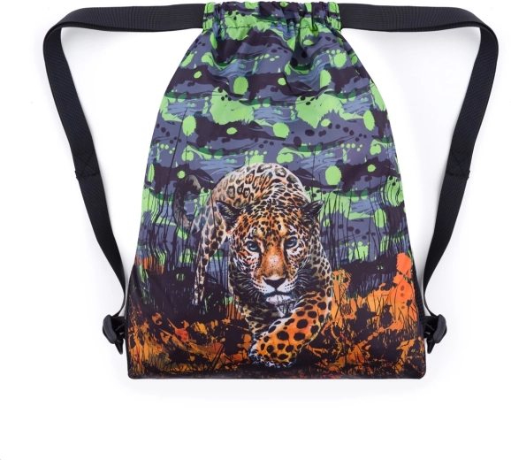 Sac scolaire Bagmaster pour chaussons et sport Prim léopard