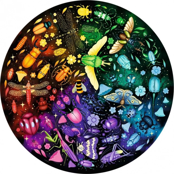 Puzzle Palette de couleurs - Insectes, 500 pièces