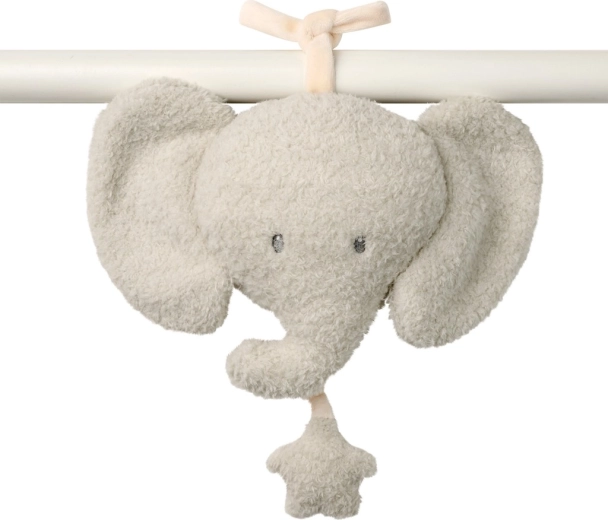 NATTOU éléphanteau en peluche musical Teddy 16 cm
