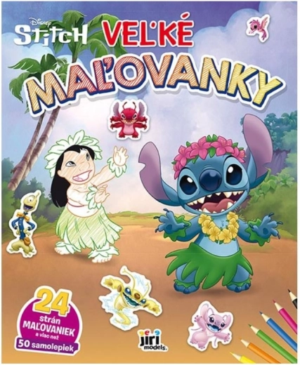 Grand cahier de coloriage Lilo & Stitch