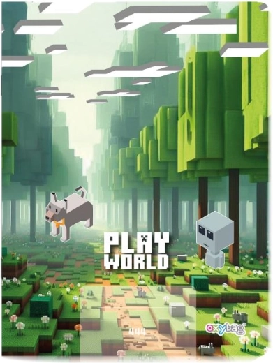 Cahier A4 ligné Playworld Landscape 40 feuilles