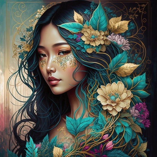 Puzzle carrés Bluebird Hana – collection Âme de la nature, 1000 pièces