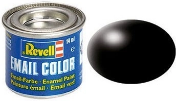 Peinture synthétique noire semi-mate Revell pour modèles