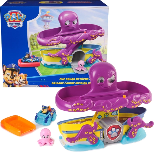 Paw Patrol sauvetage face au poulpe – coffret de jeu avec véhicule de Chase