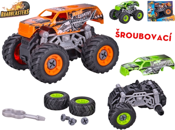 Monster truck à vis avec volant d’inertie ROADBLASTERS 12 cm
