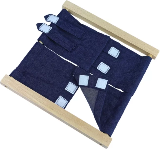 Cadre d’habillage Montessori Moyo - velcro