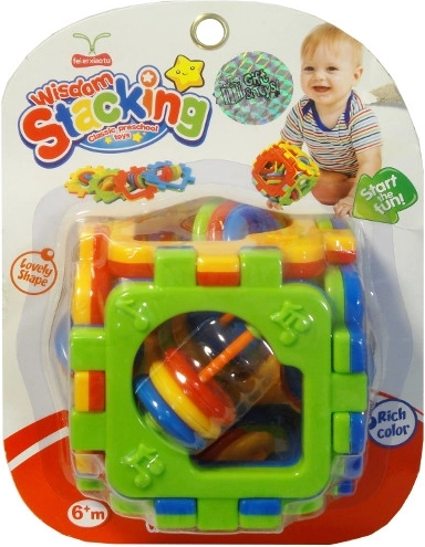 Cube éducatif coloré pour bébés