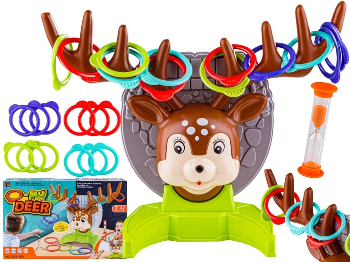 Jeu d’adresse de lancer d’anneaux sur un cerf (Deer Ring Game)
