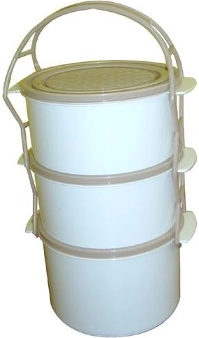 Porte-repas Combi 2× 1 l + 1,5 l, plastique