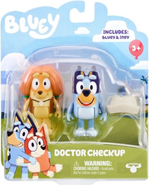 Ensemble de figurines Bluey Examen médical