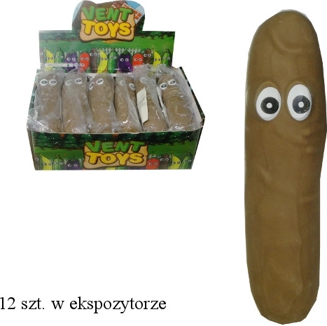 Slime anti-stress à malaxer en forme de caca avec yeux