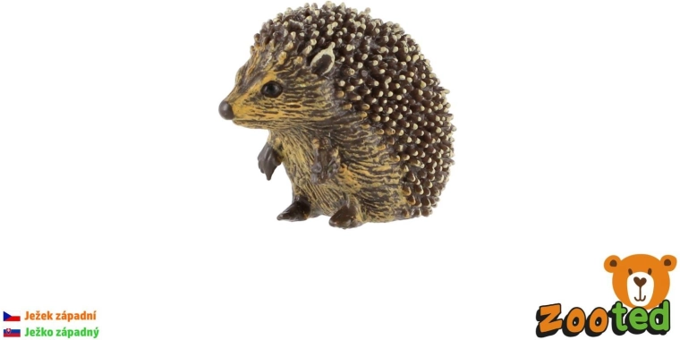Figurine de hérisson d’Europe occidentale Zooted 4 cm