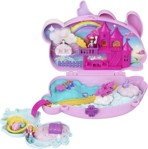 Polly Pocket sac à main compact Lapins – Royaume féerique