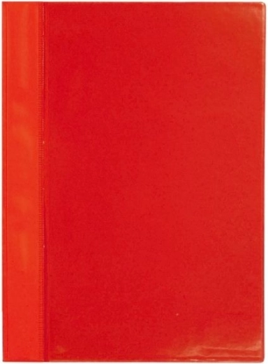 Classeur rapide A4 en PVC avec pochette avant – rouge